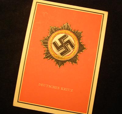 German Cross Postcard.