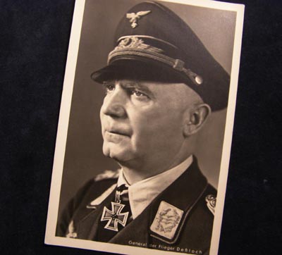 Luftwaffe General Dessloch Postcard.