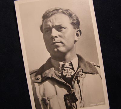 Luftwaffe Major Oesau Postcard.