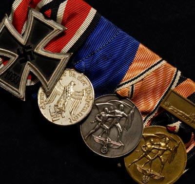 Iron Cross Medal Group | 4 Medals | Court Mounted.