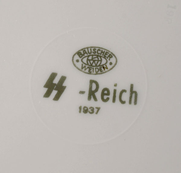 SS Cantine China Plate | SS Reich Marked.