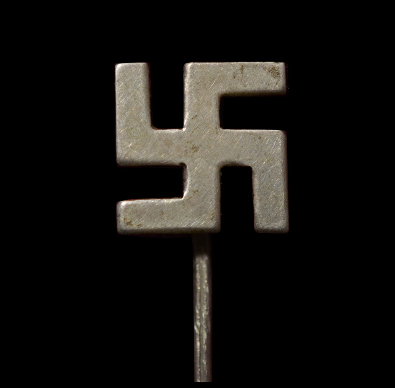 Hitler Supporter Static Swastika Pin | Years Of Struggle 1923 - 1929