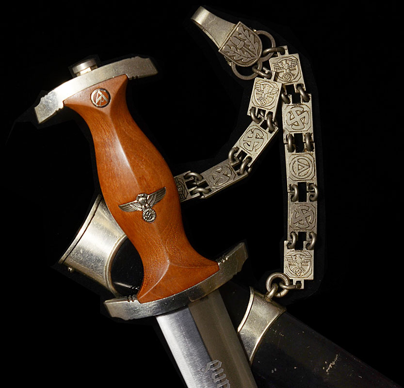 NSKK Chained Dagger | RZM M7/66 | Eickhorn 'Double Marked' | 1939 Dated