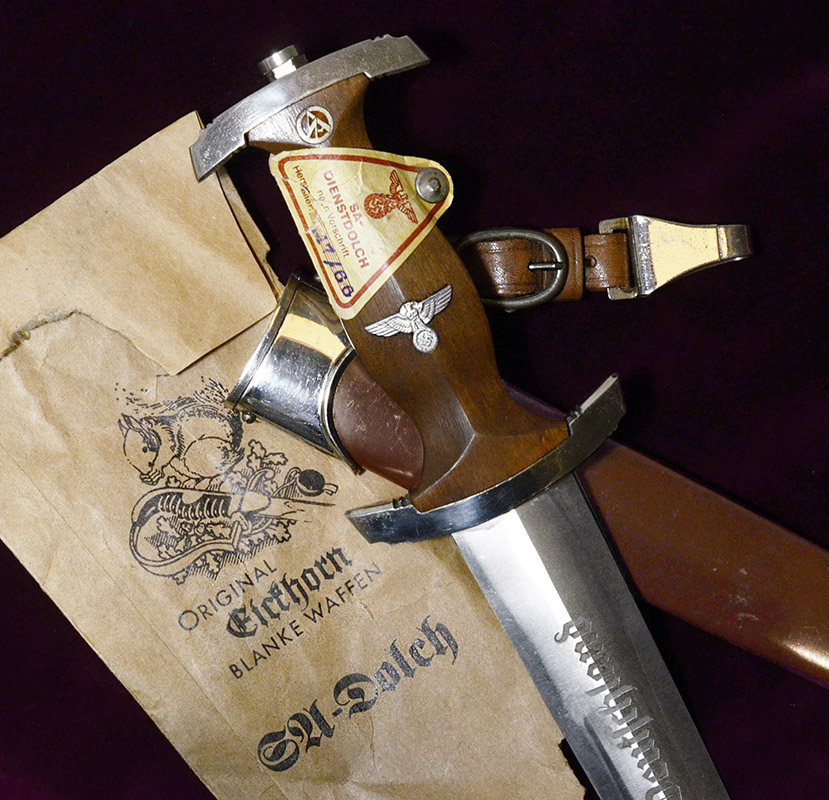SA Dagger By Eickhorn With RZM  Tag & Partial Bag