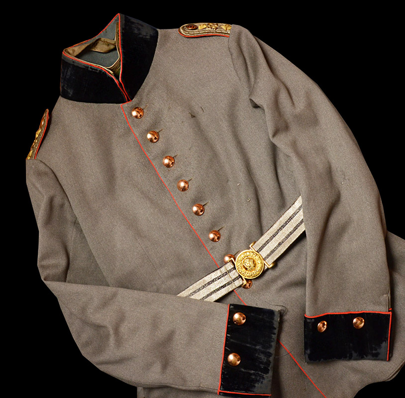 Imperial German Prussian Officer Tunic & Brocade Belt