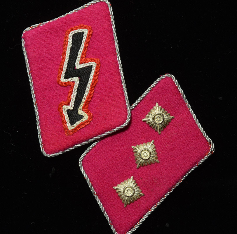 SA Staff Signal Sturmfuhrer Collar Patches | Rare