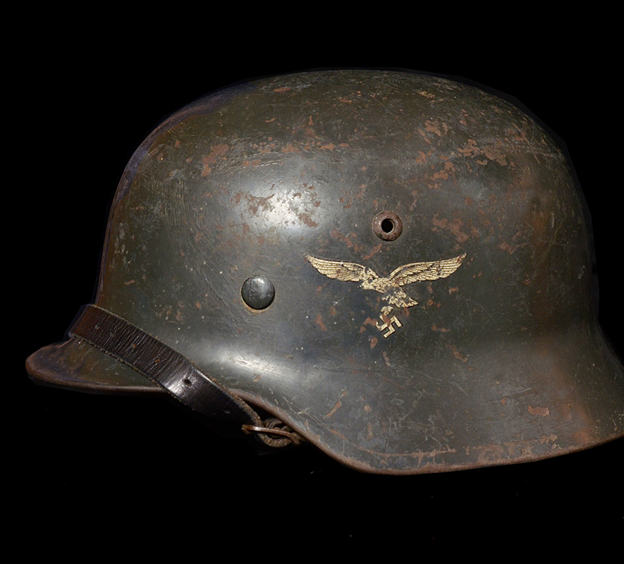 Luftwaffe M35 Single Decal Steel Helmet 