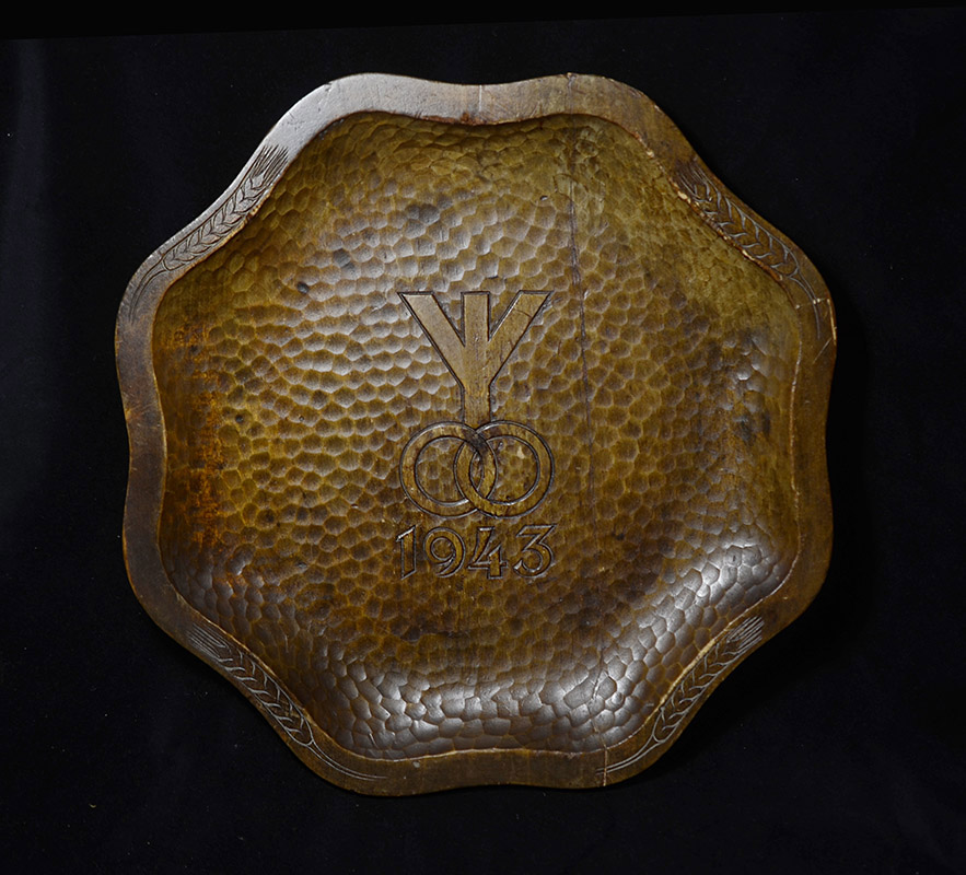 SS Wood Marriage Salver | SS Religion Interest | Provenance