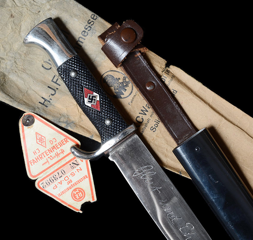 Hitler Youth knife | With Motto | WKC | Unissued With Paper Bag | Extreme Rarity